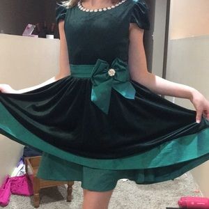 Green dress